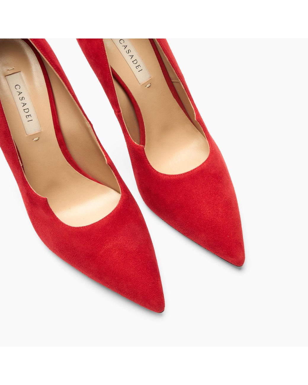 Casadei Red Julia Cats Pump