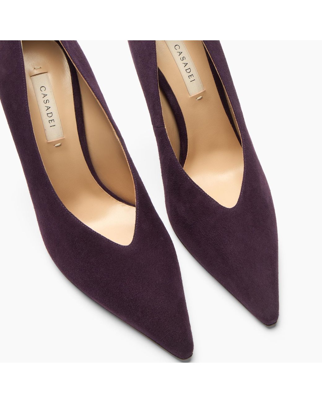 Casadei Purple Nina Pump