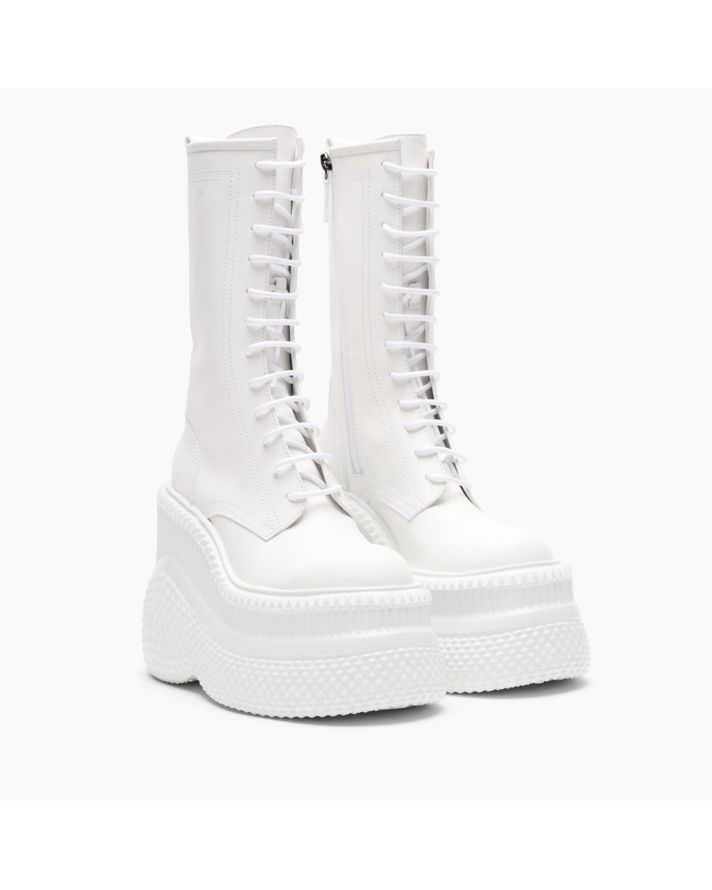 Casadei White Mammouth Boot