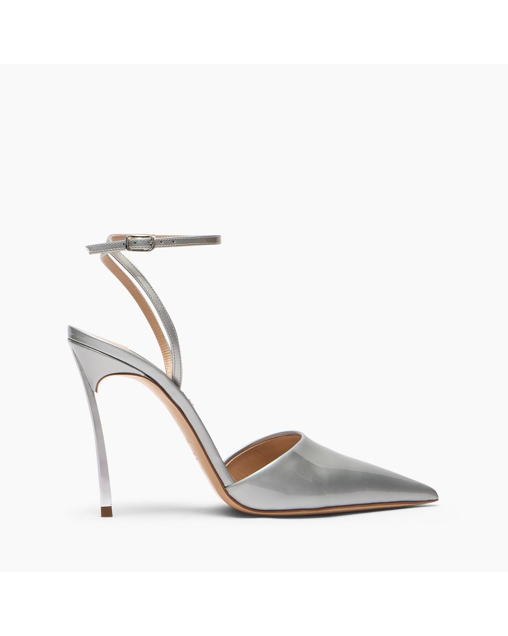 Casadei White Superblade Sharp Pump Samurai