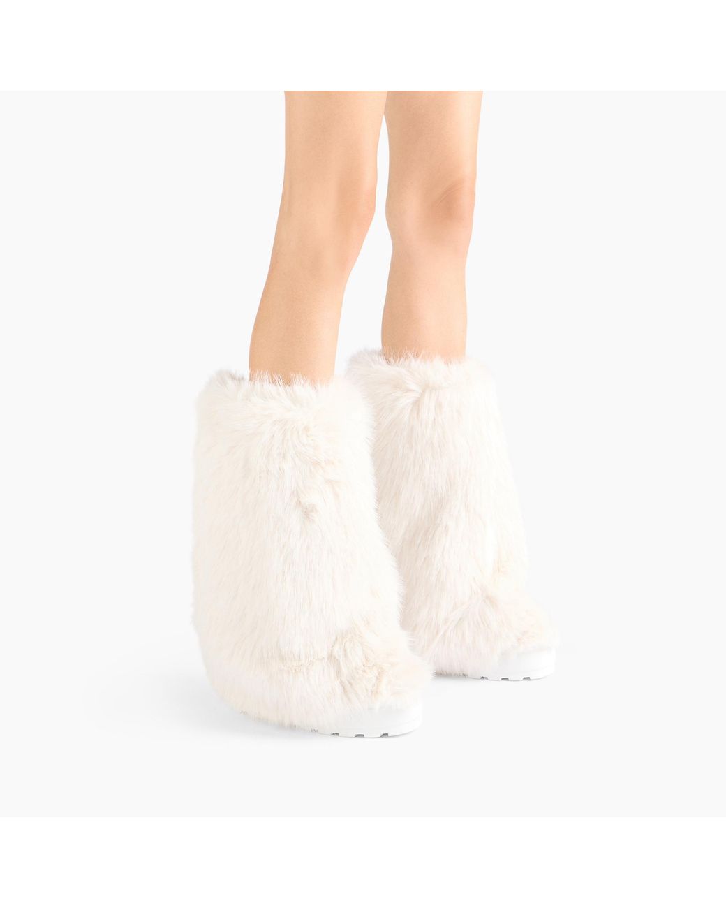 Casadei White Double Face Sub Zero Boot