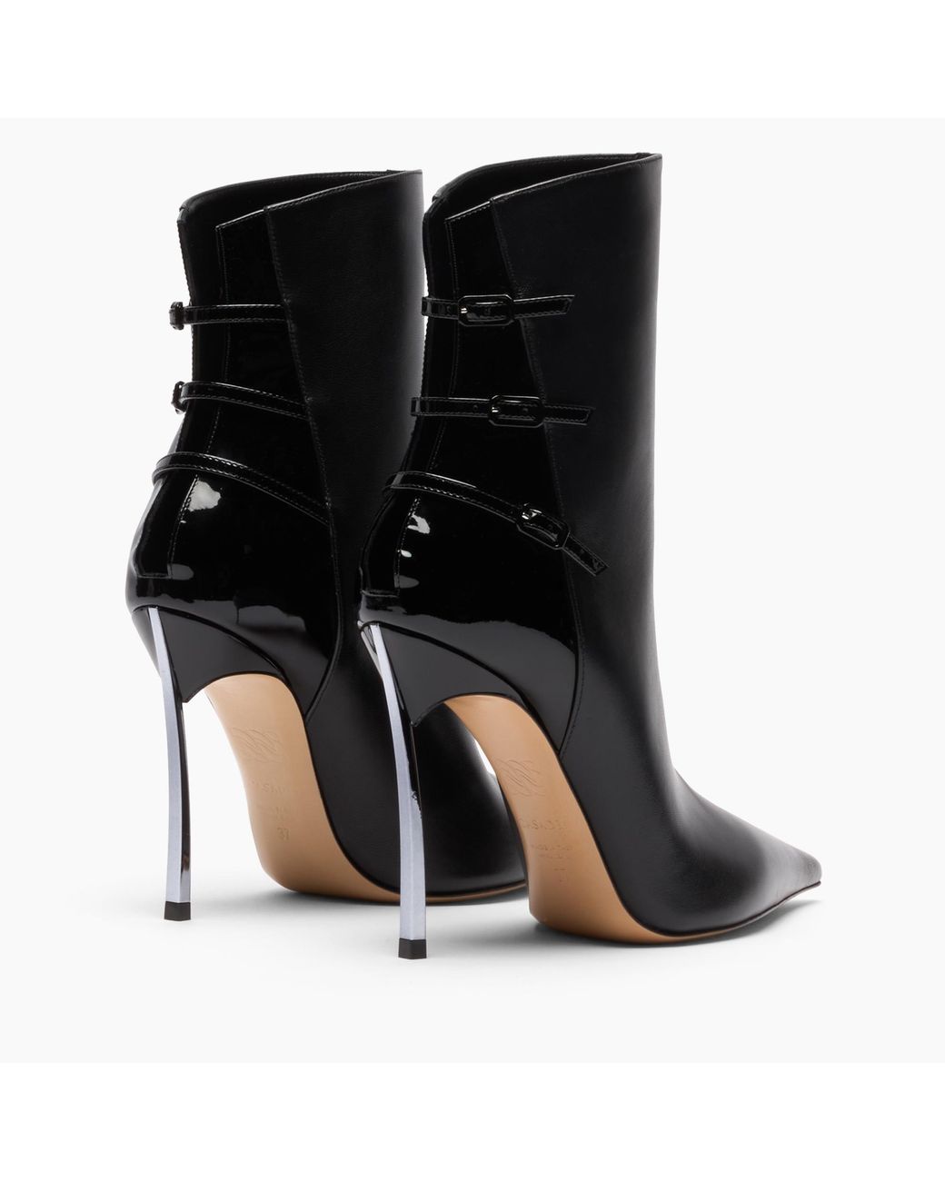Casadei Black Superblade Ankle Boot