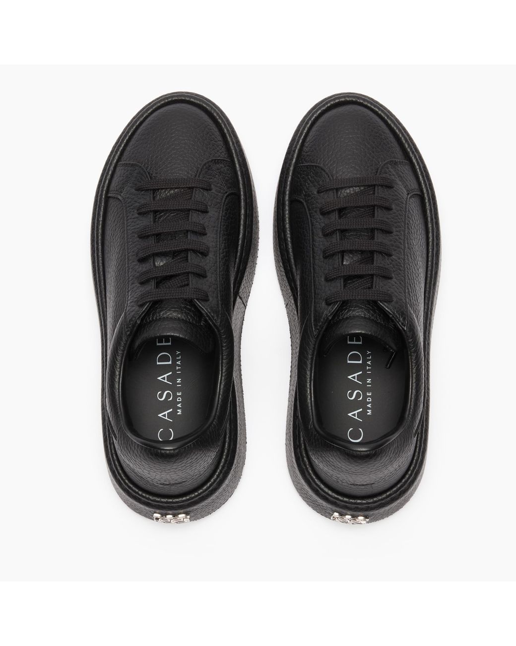 Casadei Black High Box Sneaker