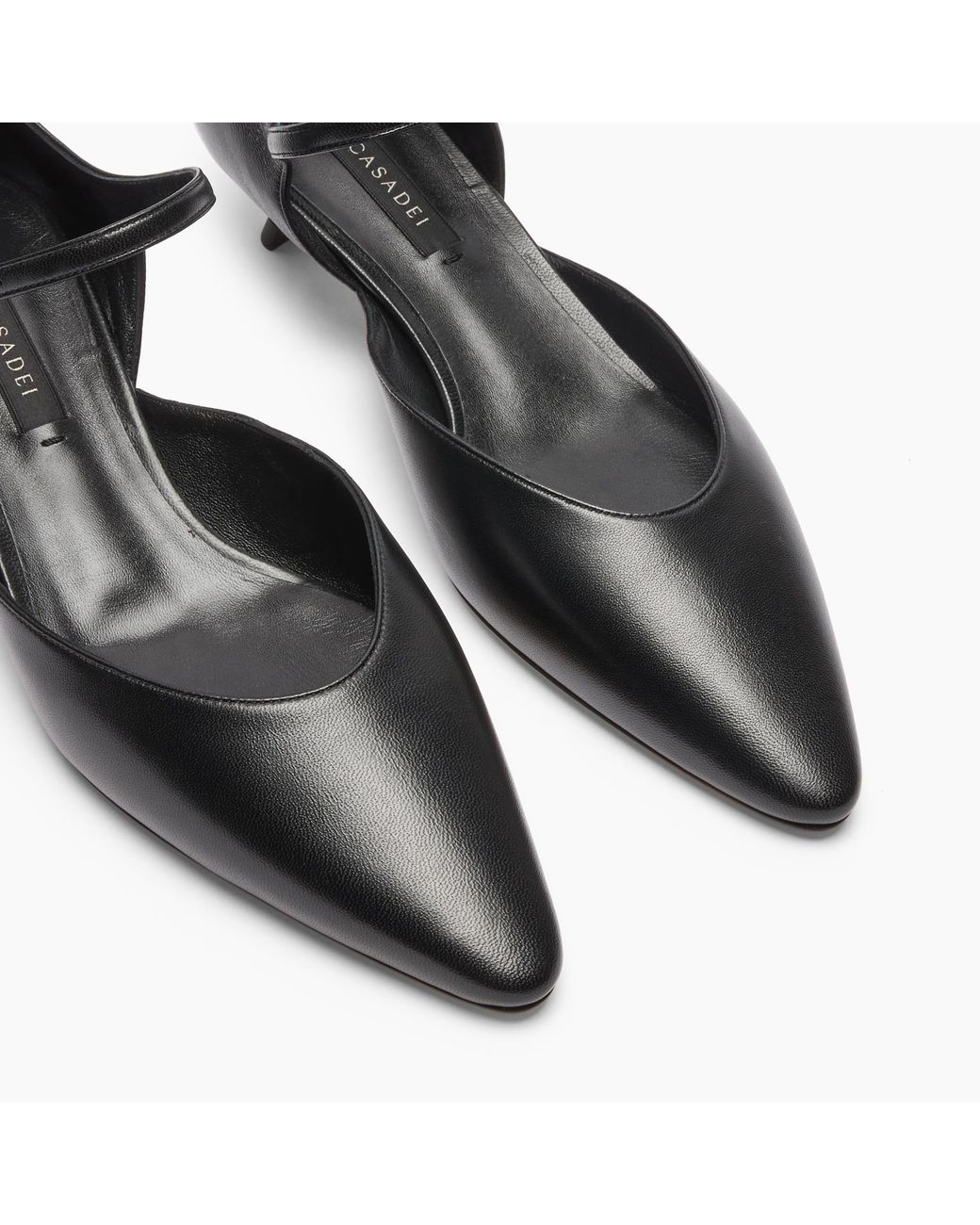 Casadei Black Giselle Minorca Pump