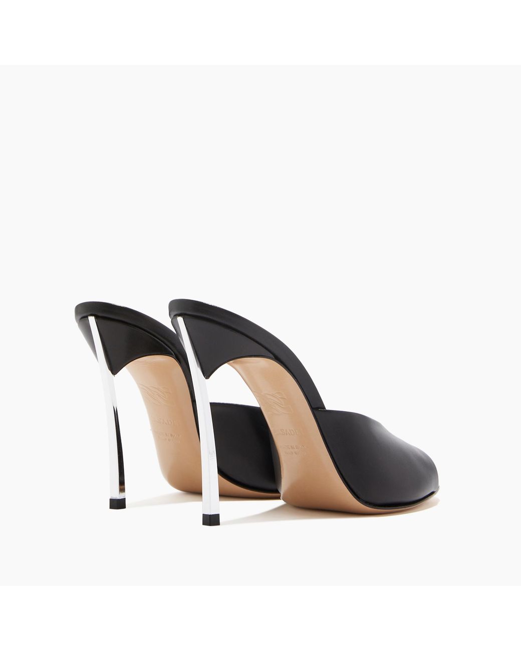 Casadei Black Blade Minorca Mules