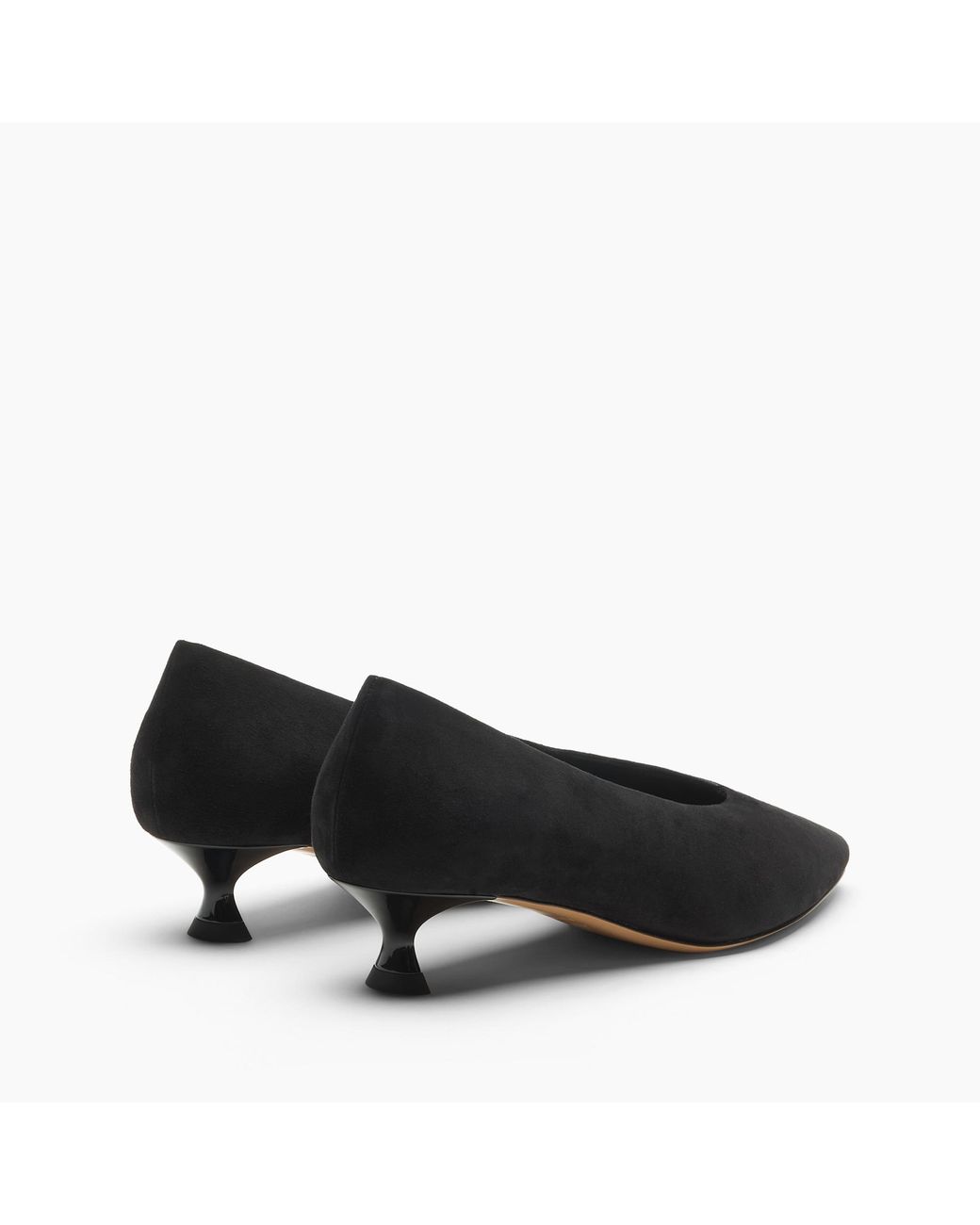 Casadei Black Giselle Suede Pump