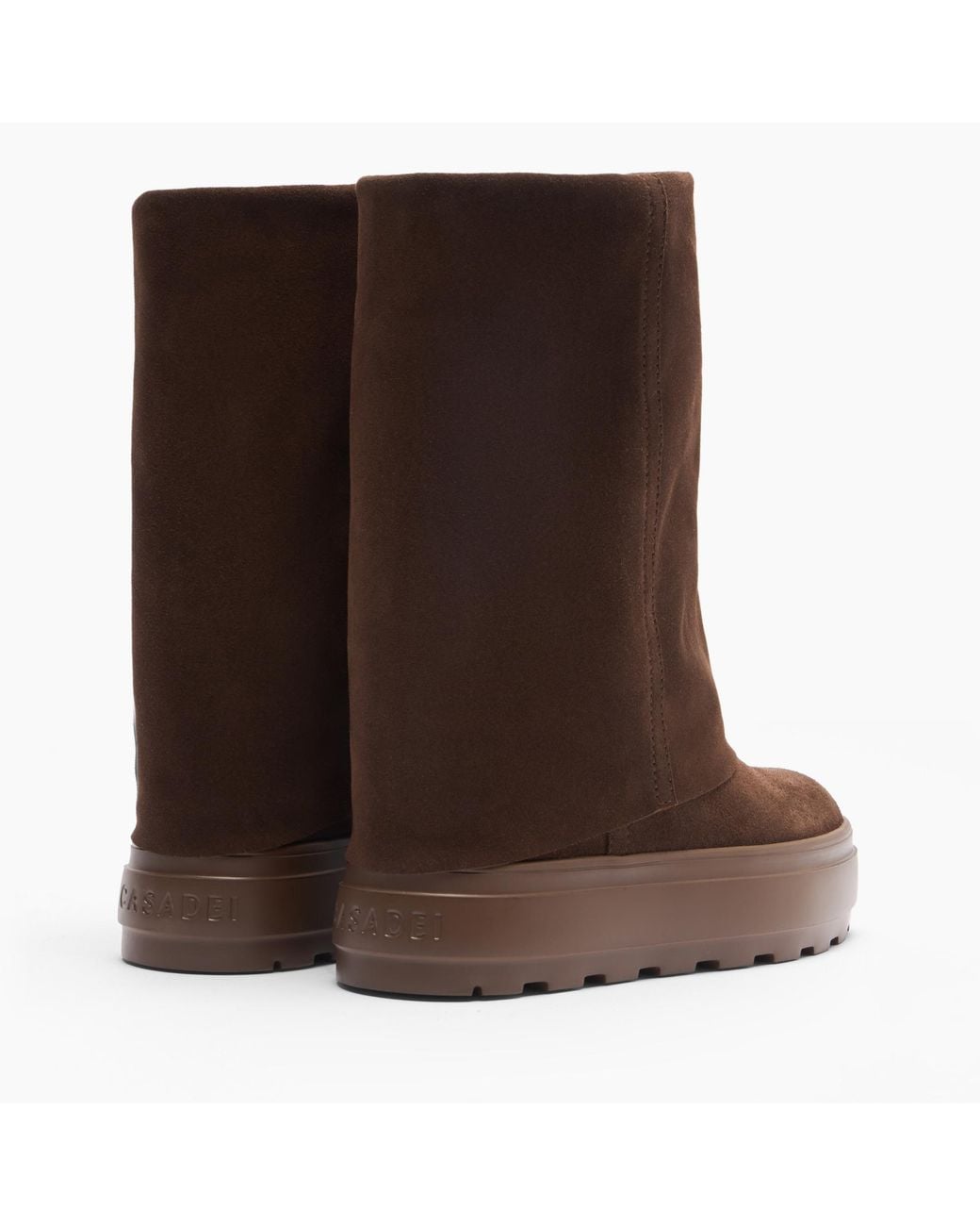 Casadei Brown Double Face Ankle Boot