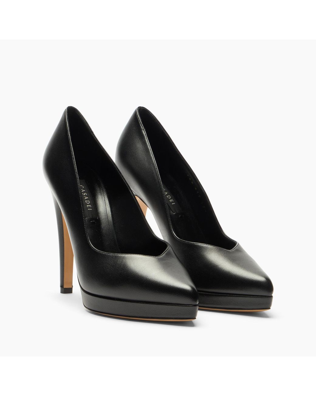 Casadei Black Micheele Minorca Pump
