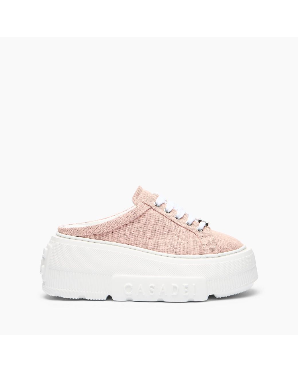 Casadei Pink Sneakers Sabot Cassiopea
