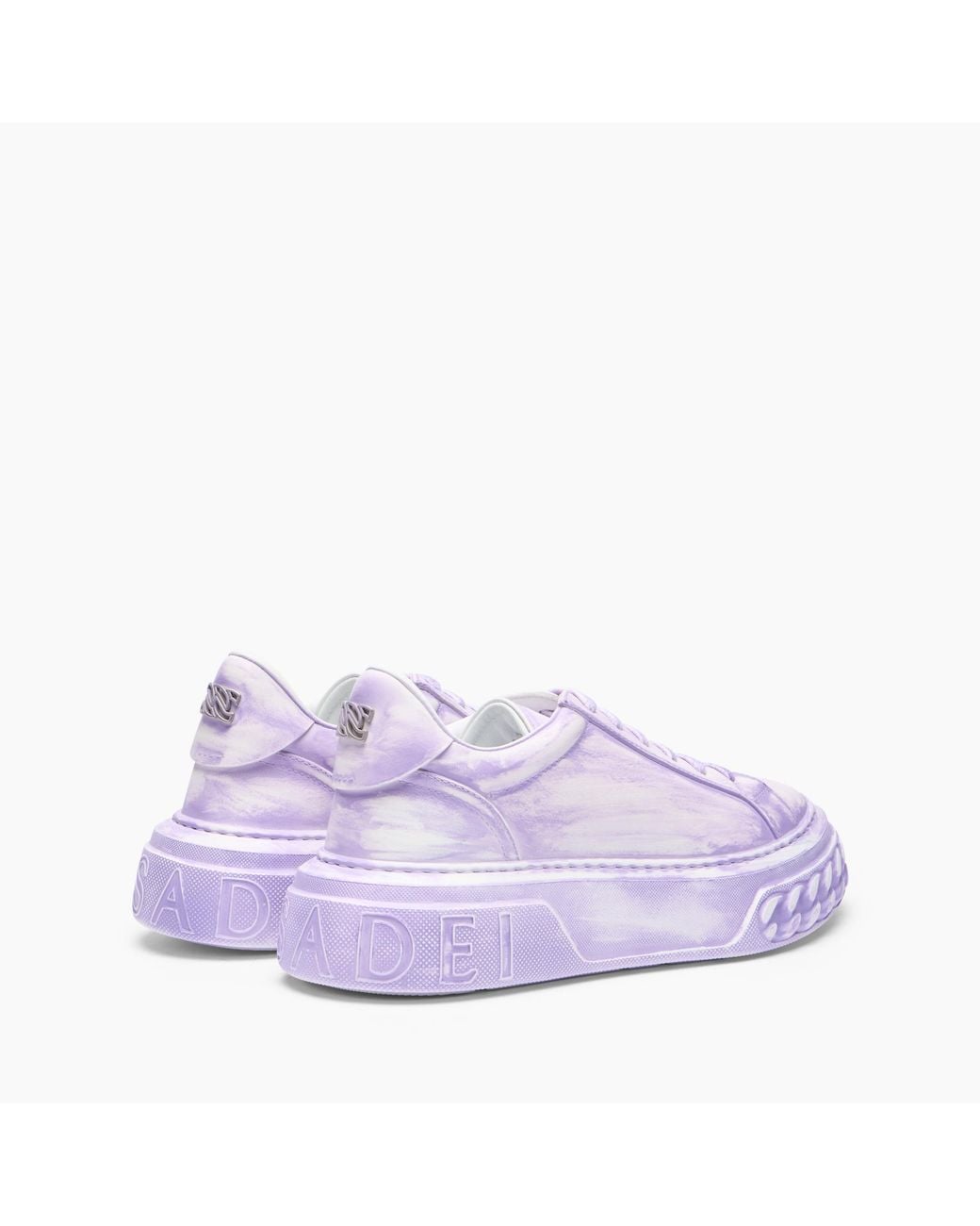 Casadei Purple Off Road Painting Sneaker