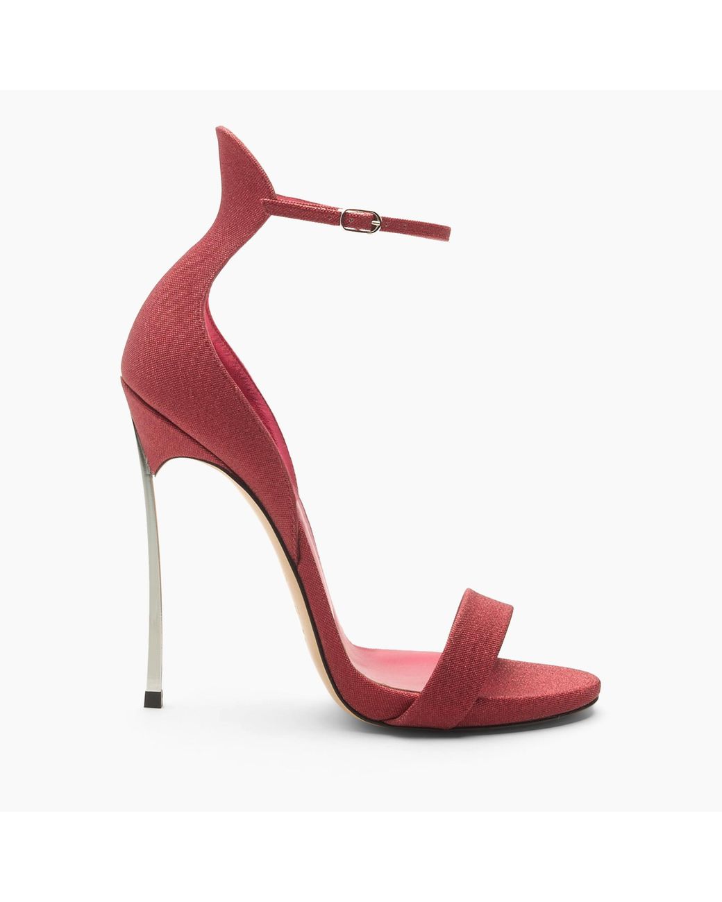 Casadei Red Cappa Blade Solar Eclipse Sandal