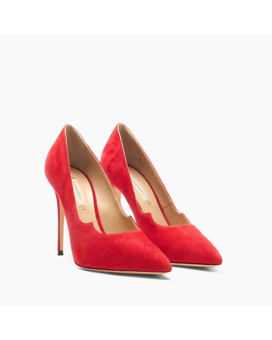 Casadei Red Julia Cats Pump