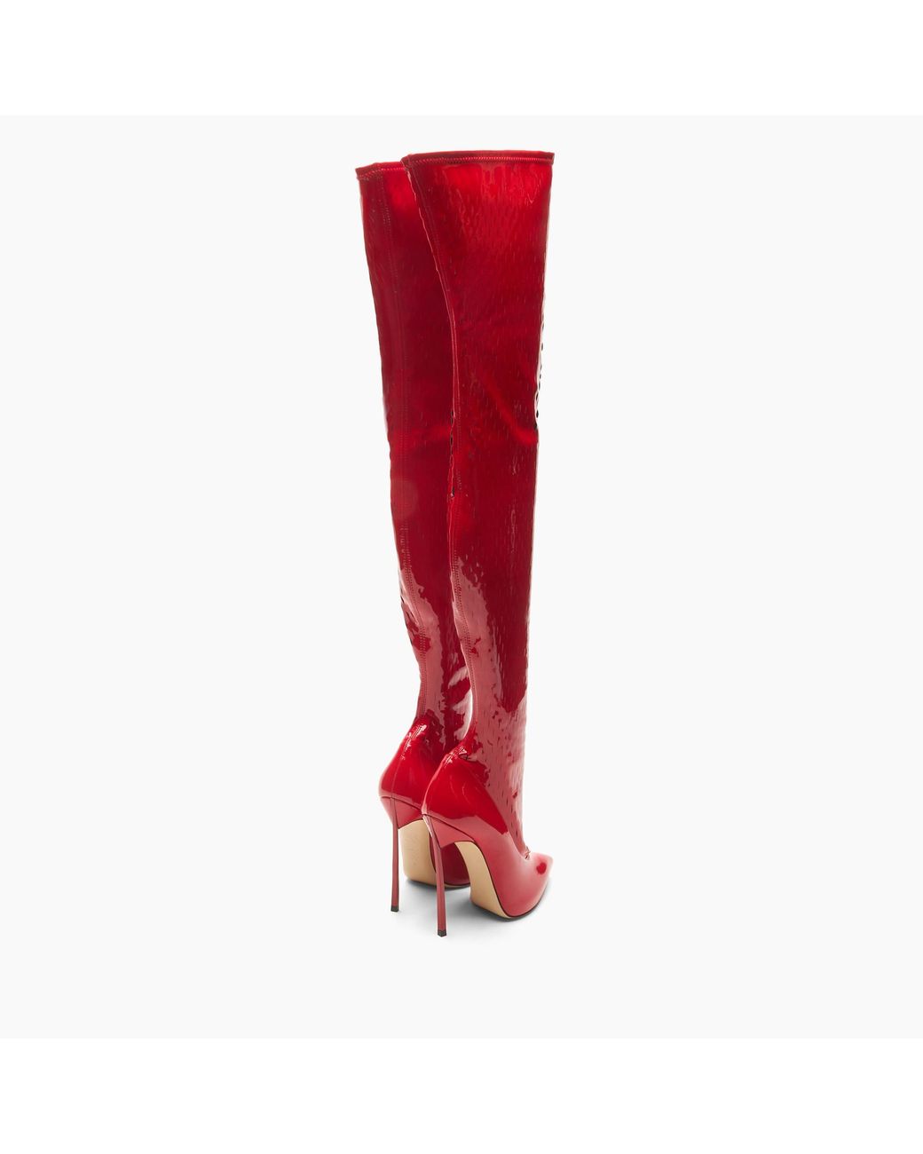 Casadei Red Ultravox Over The Knee