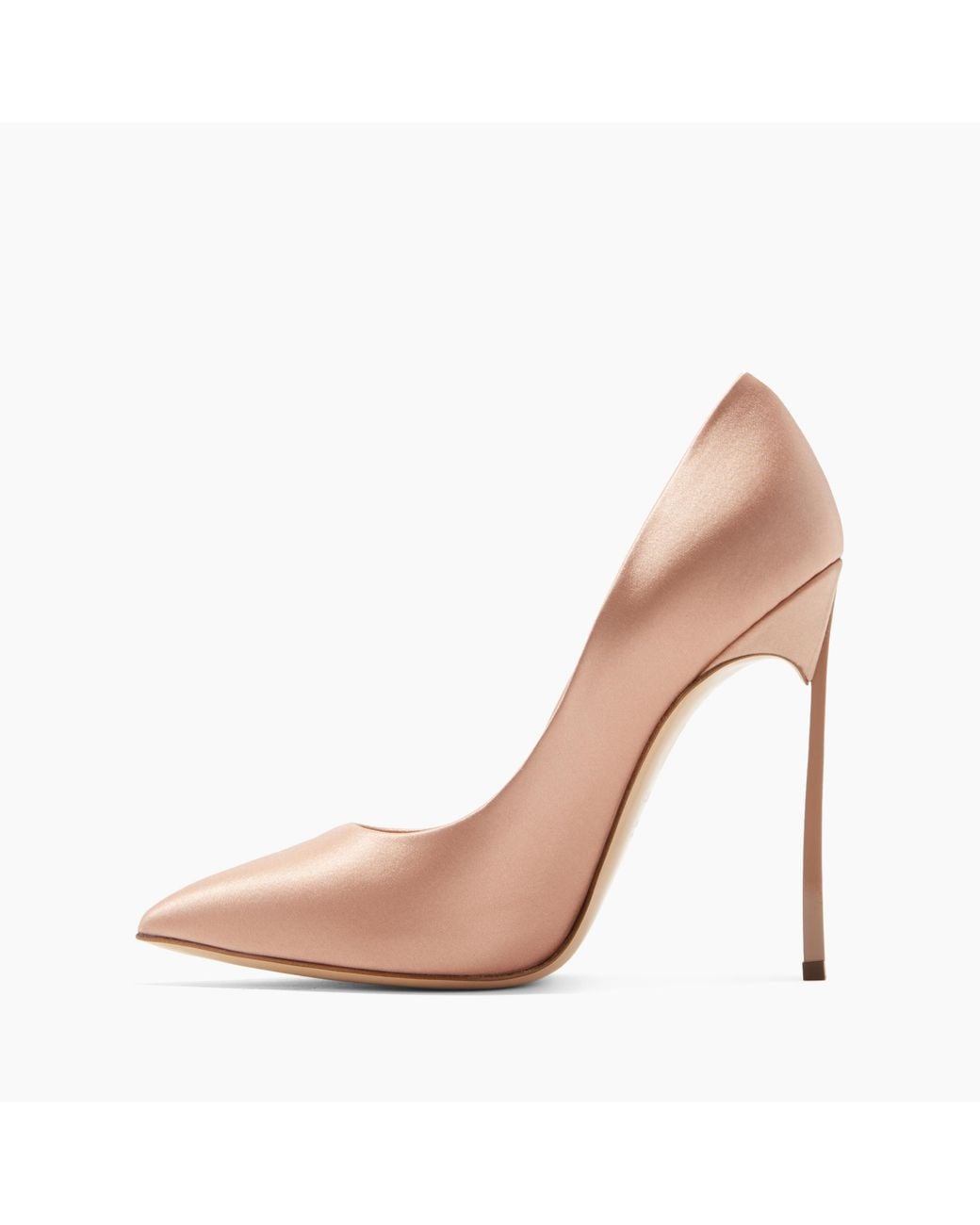 Casadei Pink Blade Twenties Satin