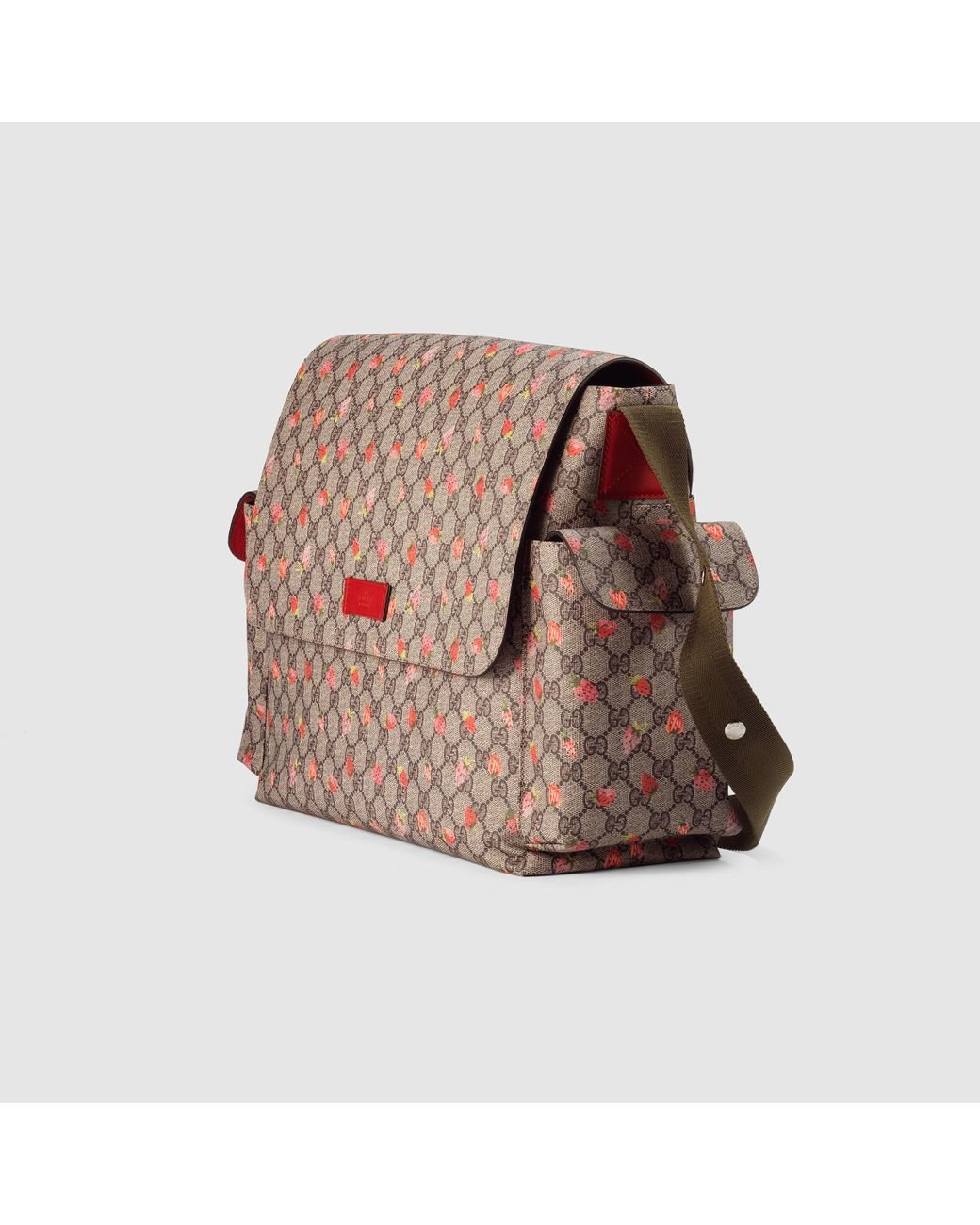 Gucci GUCCI GG Sprem Strawberry Backpack Daypack Brown X Red P12434 – NUIR  VINTAGE