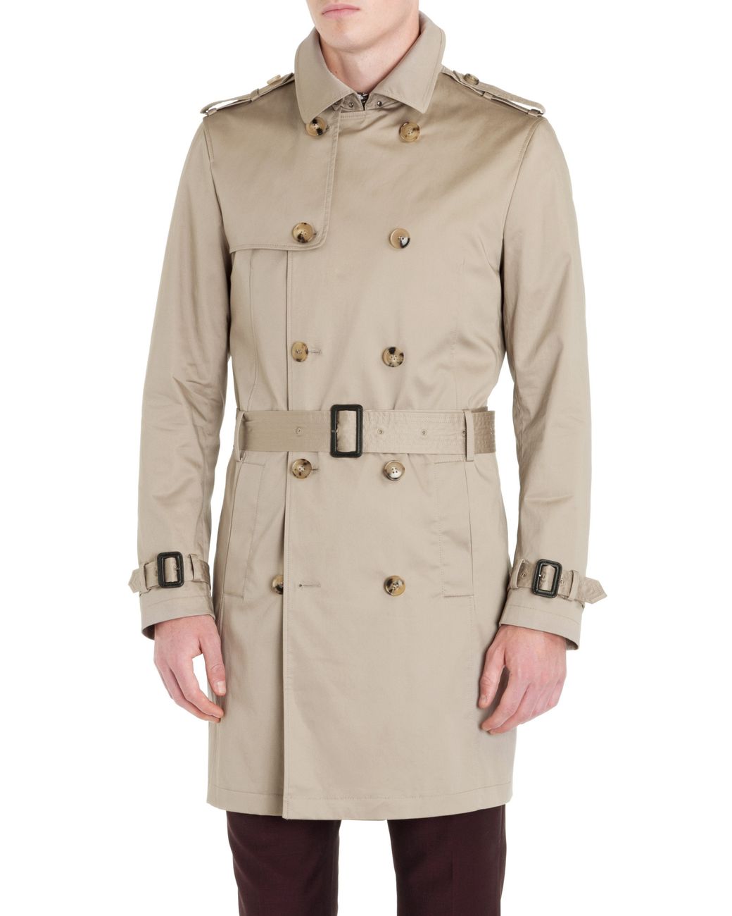 Mens ted baker trench coat clearance