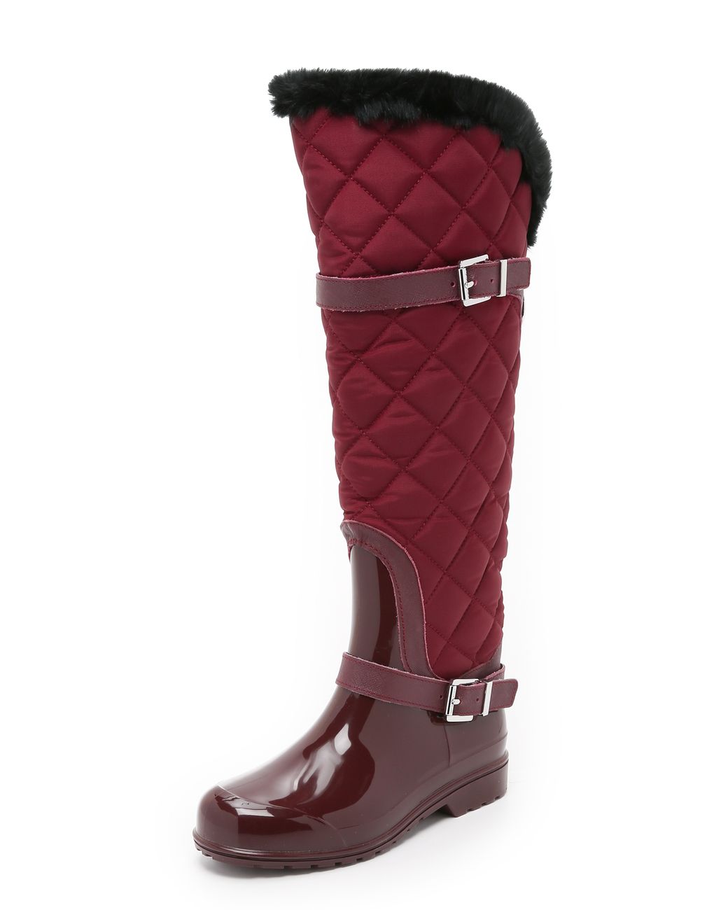 Michael kors rain boots hotsell red