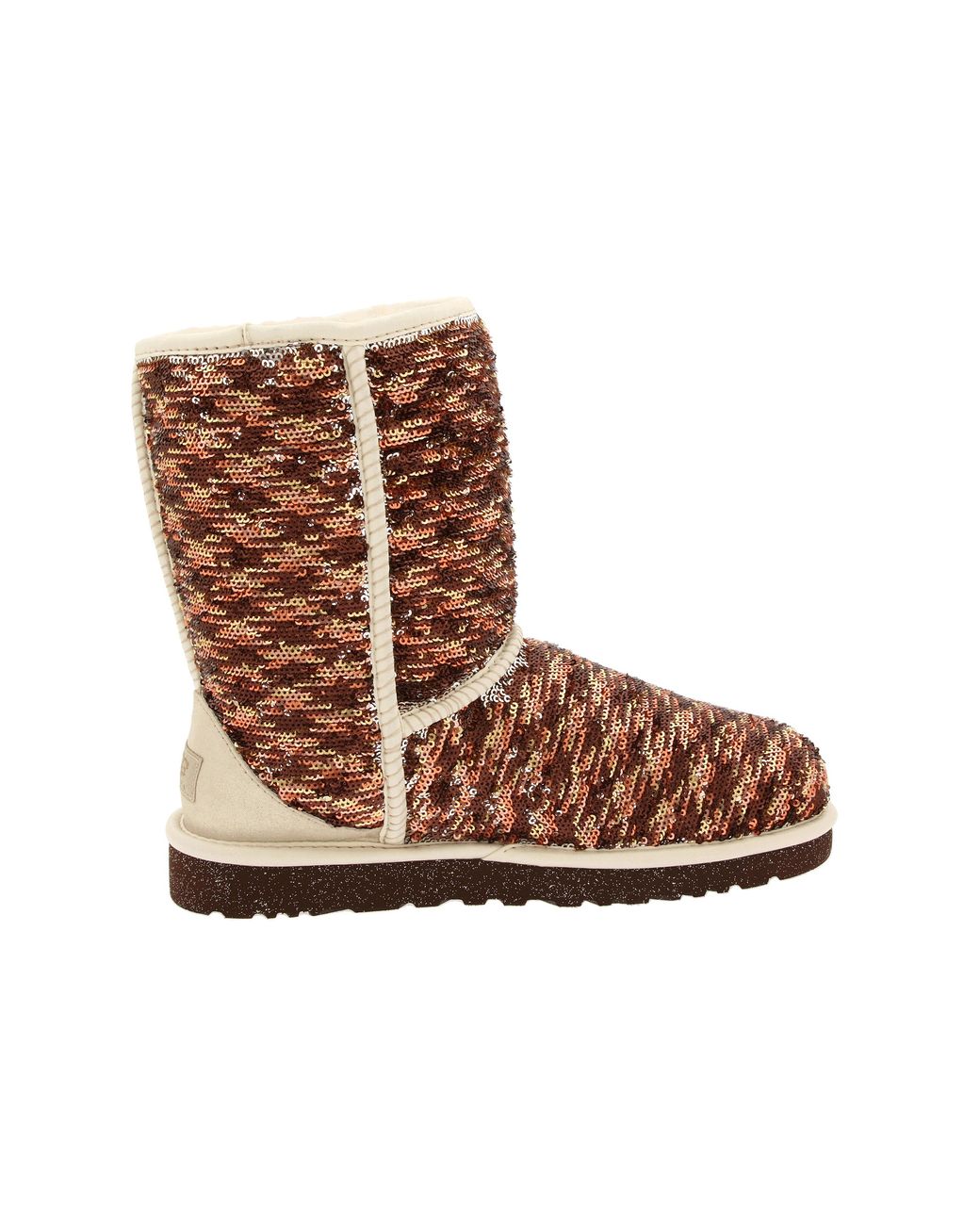 UGG Classic Sparkle Champagne in Metallic Lyst