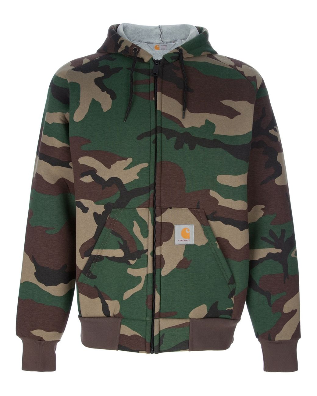 Carhartt Camouflage Hoodie in Green for Men | Lyst