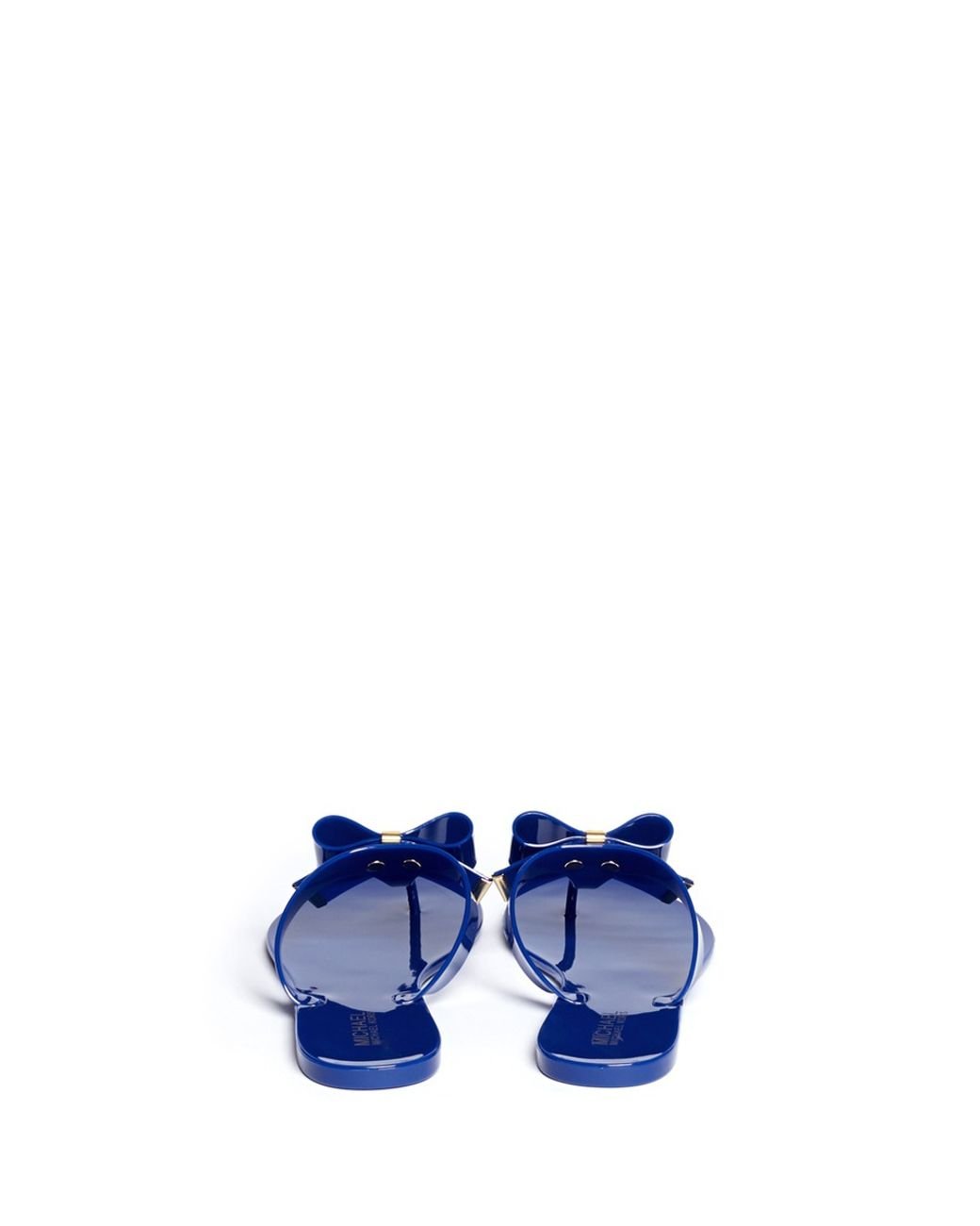 Michael kors 2024 jelly sandals bow