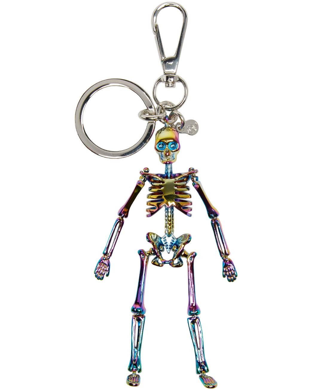 Alexander McQueen Multicolor Skeleton Keychain for Men | Lyst