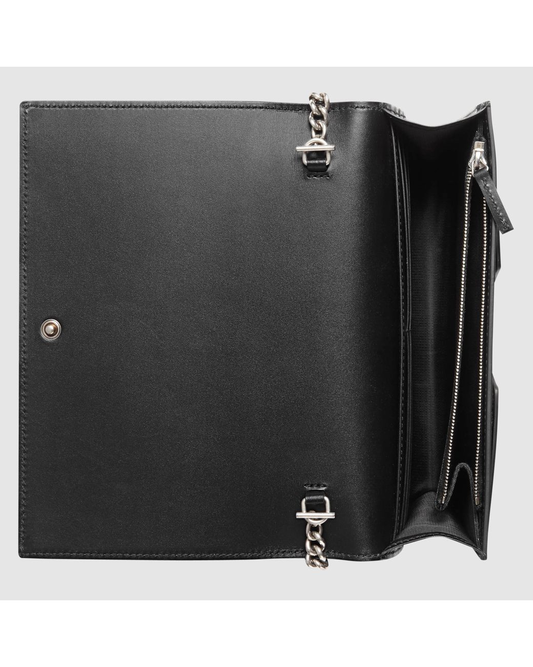 Gucci XL Leather Mini Shoulder Bag in Black | Lyst