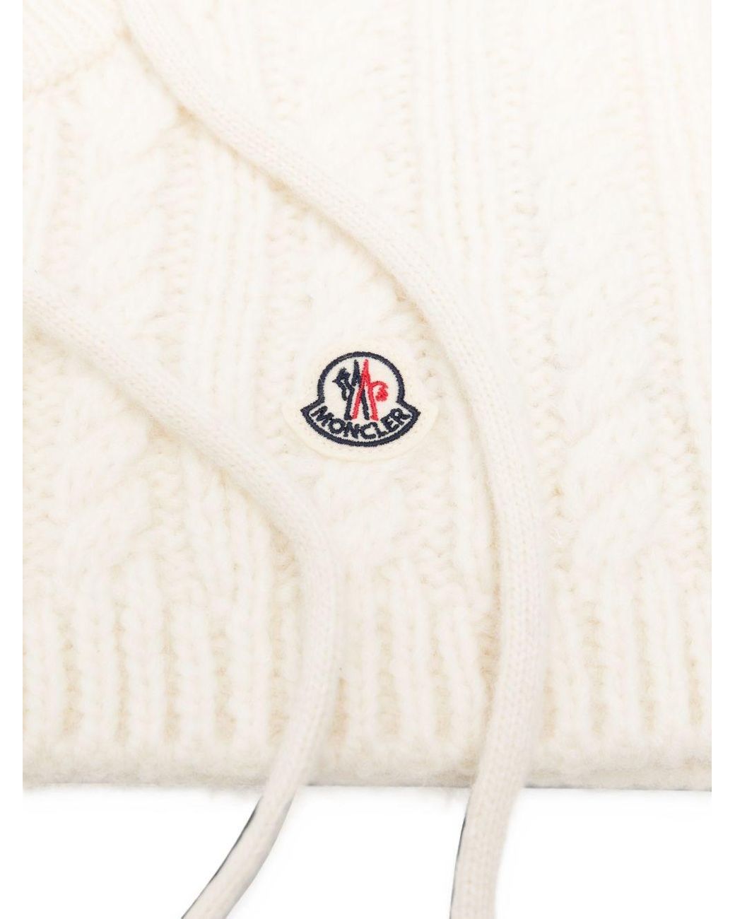 Berretto "Balaclava" di Moncler in White