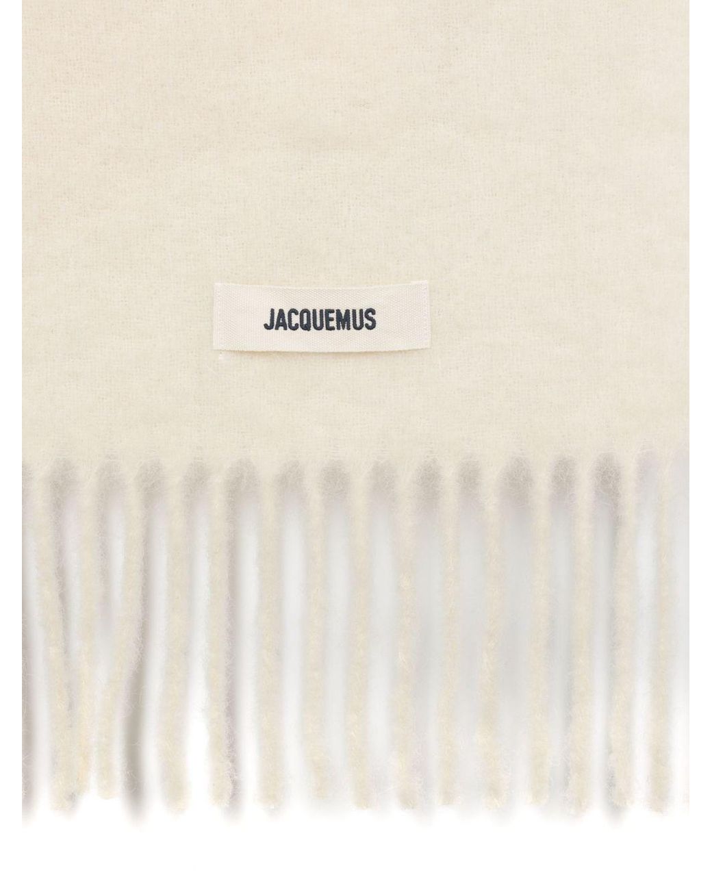Sciarpa L'Echarpe Carro di Jacquemus in White
