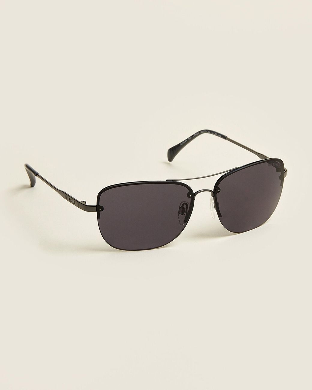 Gunmetal//Denim Blue Classic Sunglasses with Case Tommy Hilfiger