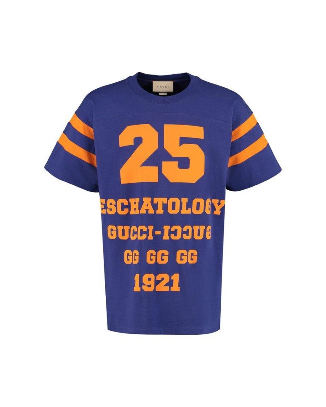 Gucci 25 Eschatology Print T-shirt in Blue for Men | Lyst Gucci 25 Eschatology Print T-shirt in Blue for Men | Lyst