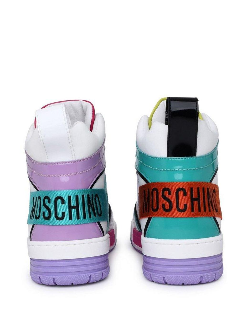 スニーカー Moschino FW25 'Kevin' sneakers (MB15214G0NGA0 100) Moschino Kevin 40 High-top Sneakers in White | Lyst