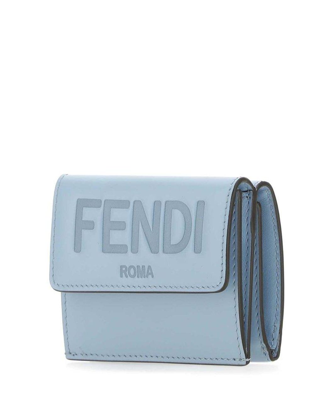 Fendi blue wallet hotsell