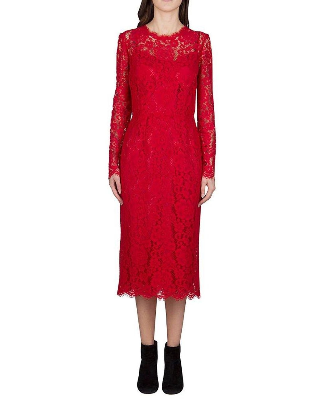Dolce and gabbana long sleeve dress hotsell