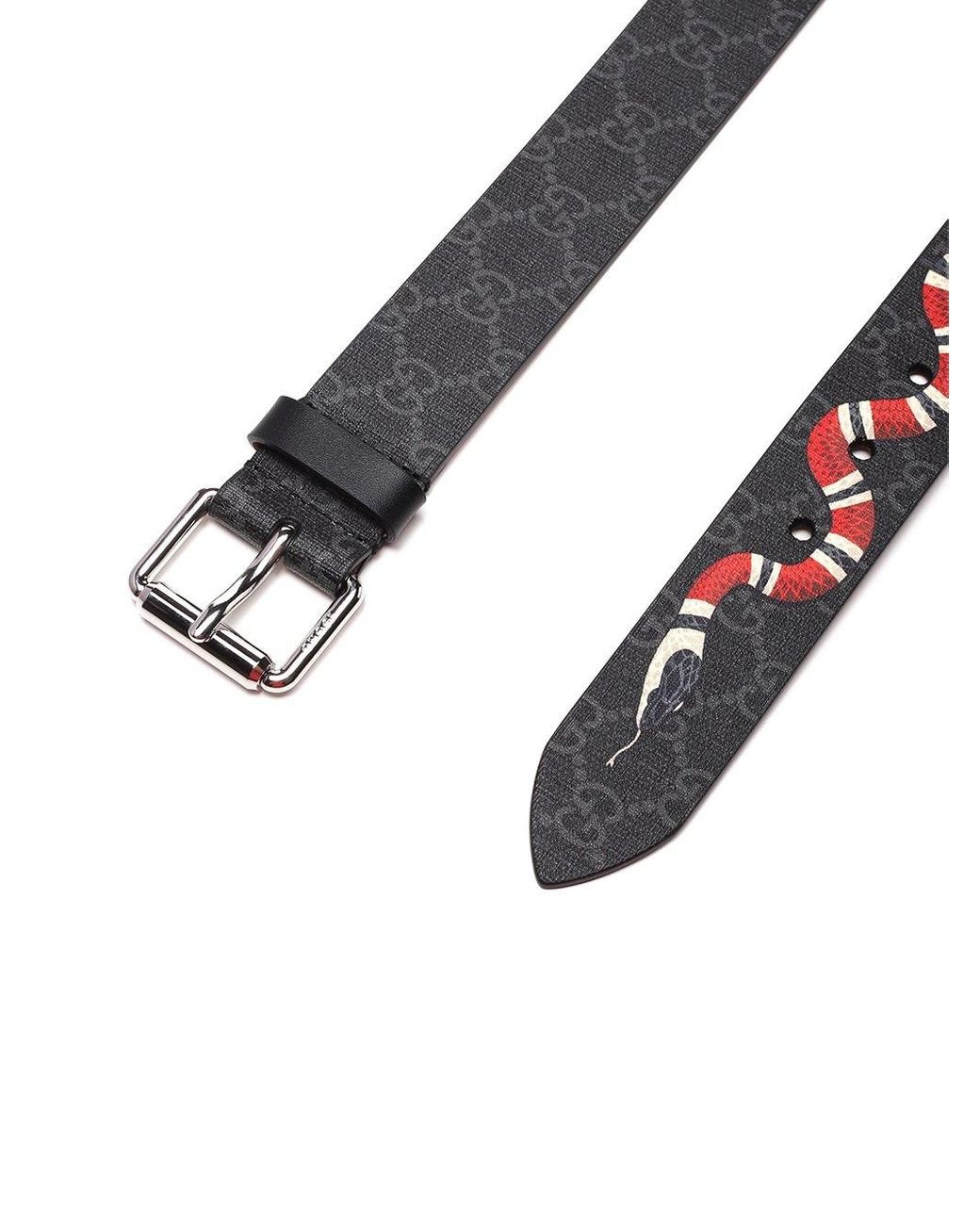 Snake print gucci on sale belt