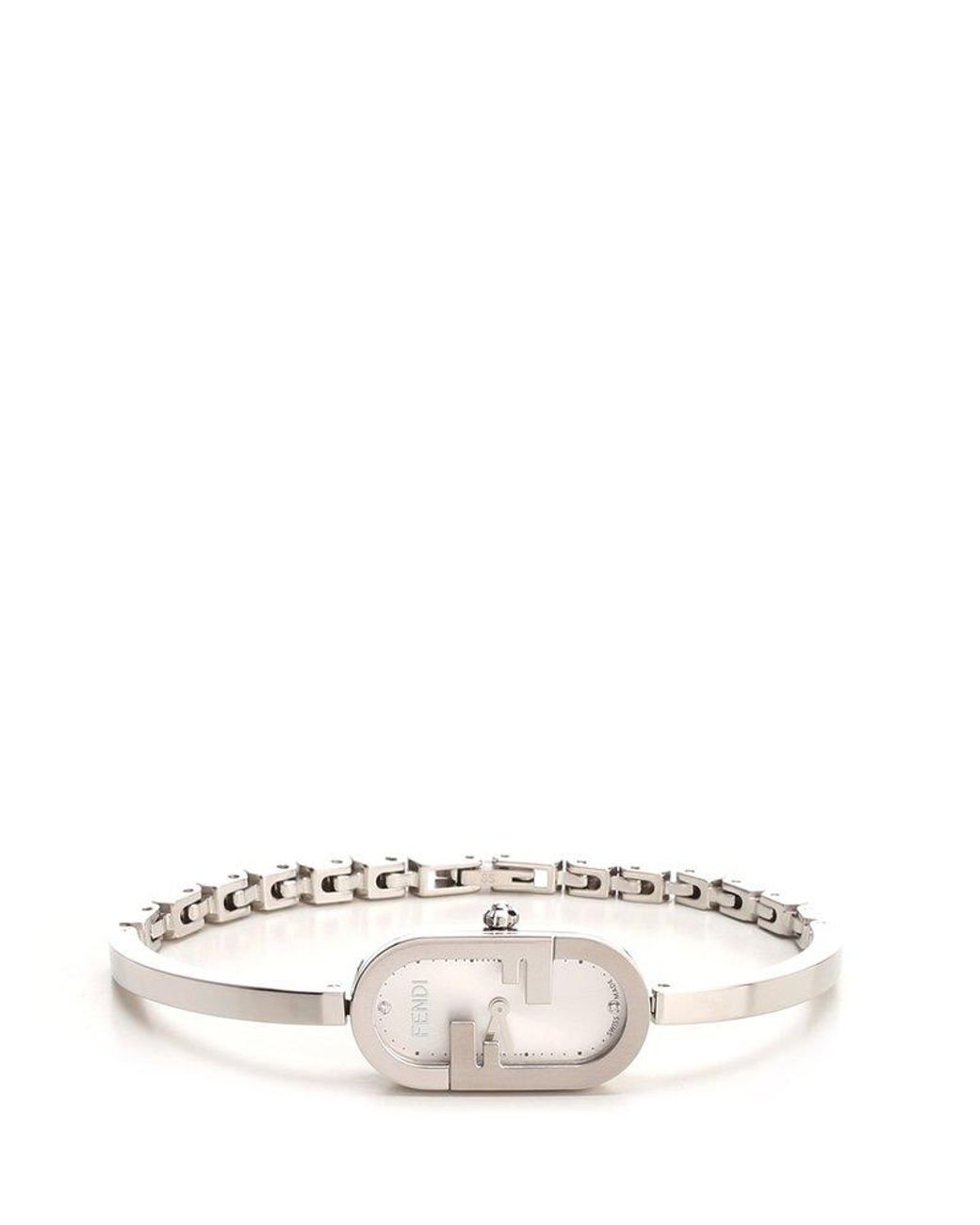 Fendi O'lock Vertical Watch in Metallic | Lyst