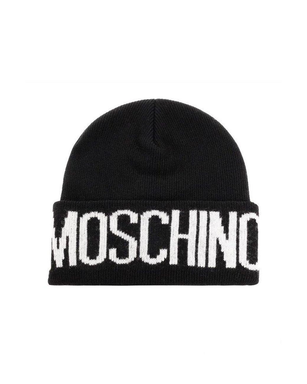 mens moschino beanie