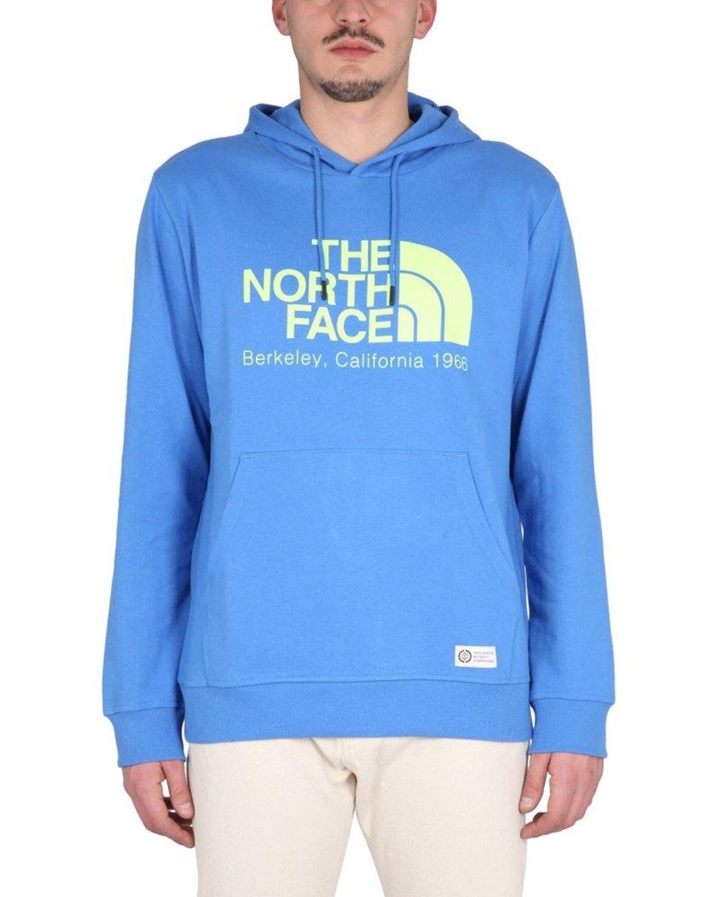 The North Face Sweatshirt With Logo Embroidery in Blue for Men | Lyst UK