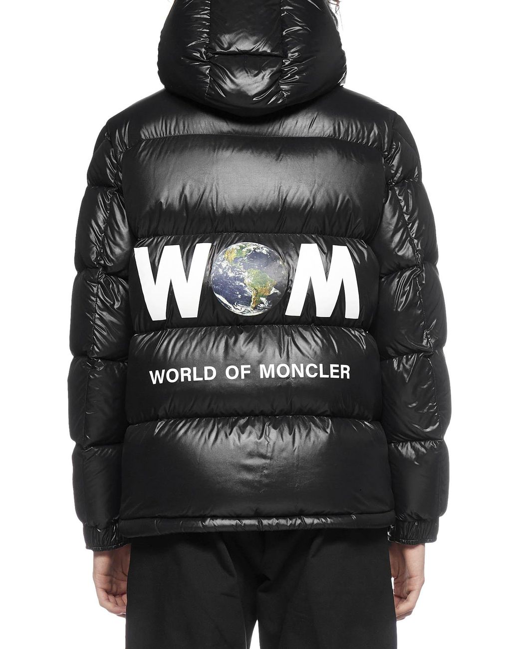 Moncler Genius Moncler X Fragment Hiroshi Fujiwara World Of Moncler Printed  Puffer Jacket in Black for Men | Lyst