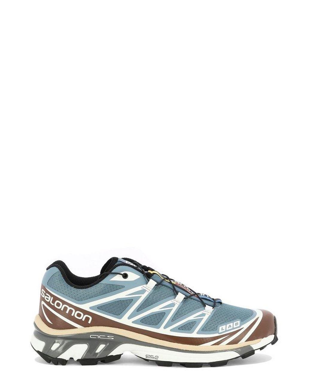 Salomon Xt6 Blue/hazelnut Low Trainer for Men Lyst