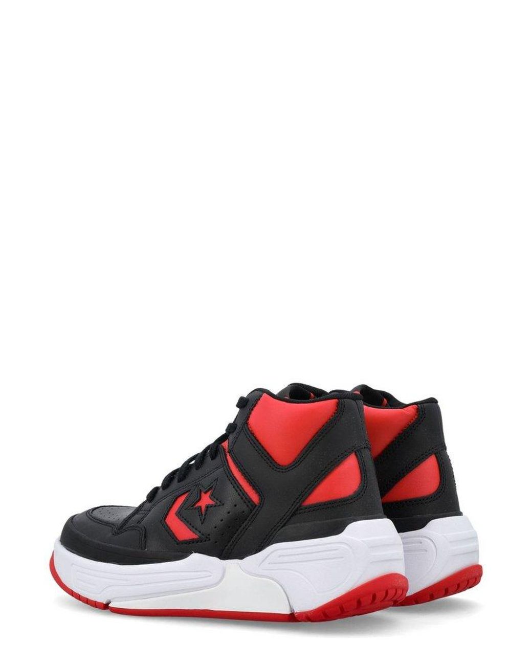 Converse weapon cheap black red