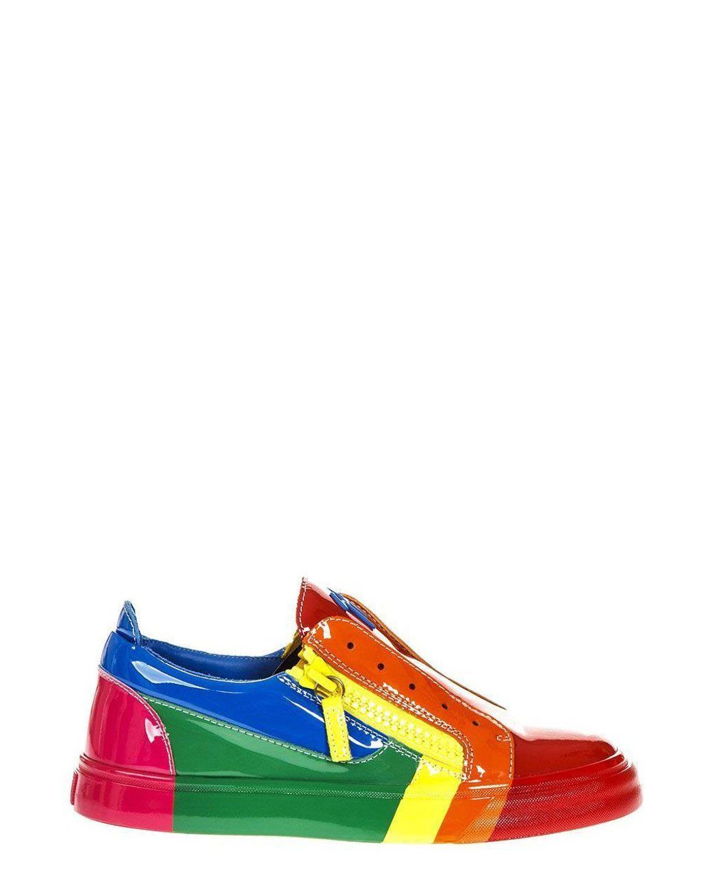 giuseppe rainbow sneakers
