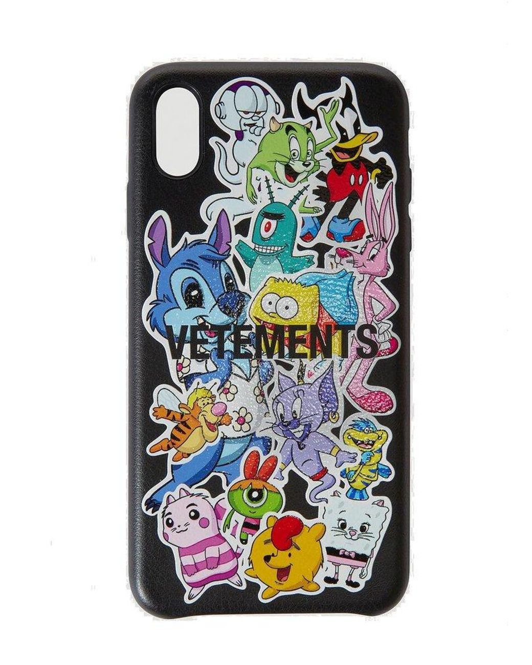 Vetements Monster Sticker Embellished Iphone Xs Case in Black | Lyst