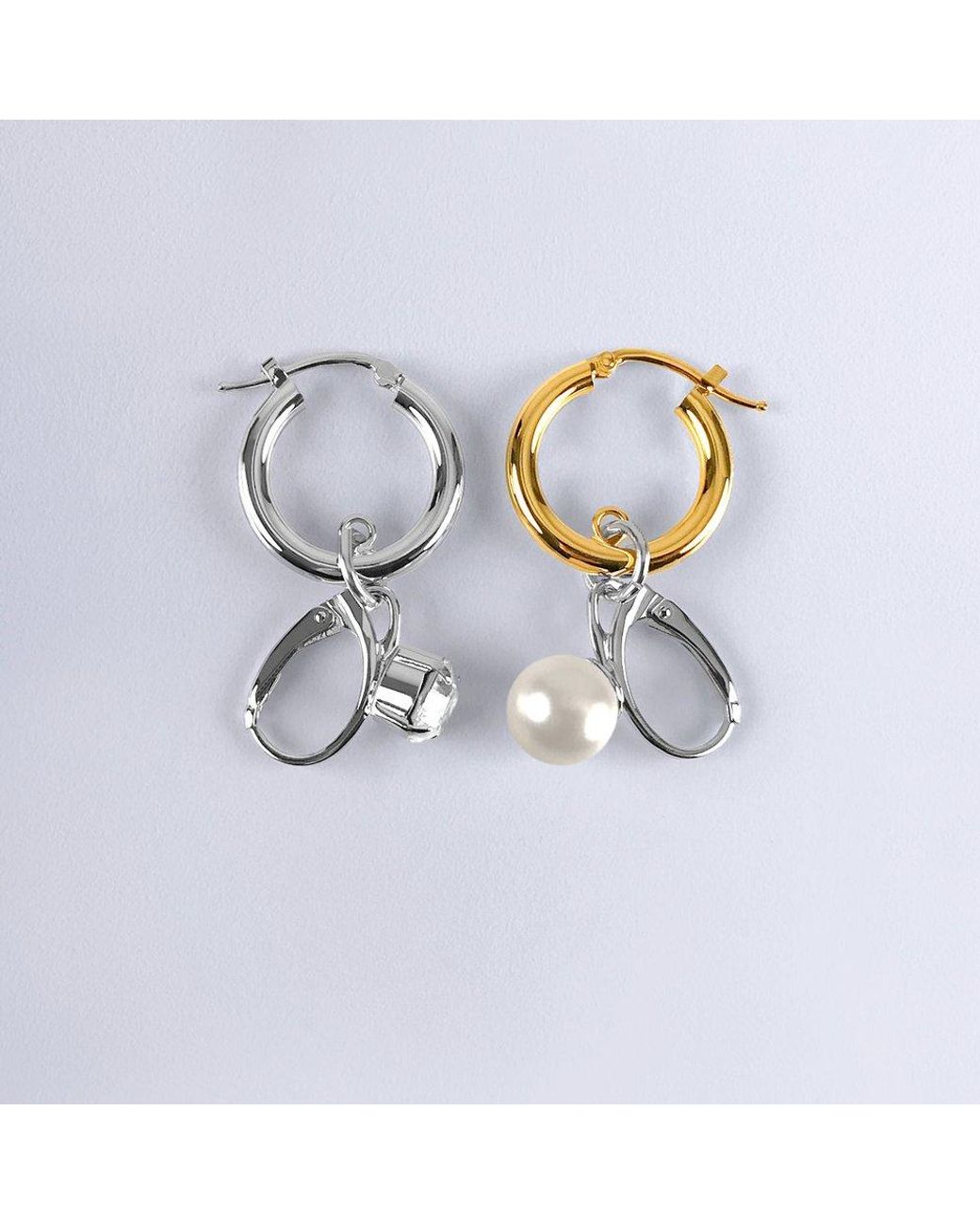 MM6 MAISON MARGIEL◆ Found Object ピアス 送料関税込 MM6 by Maison Martin Margiela Found Object Earrings in White