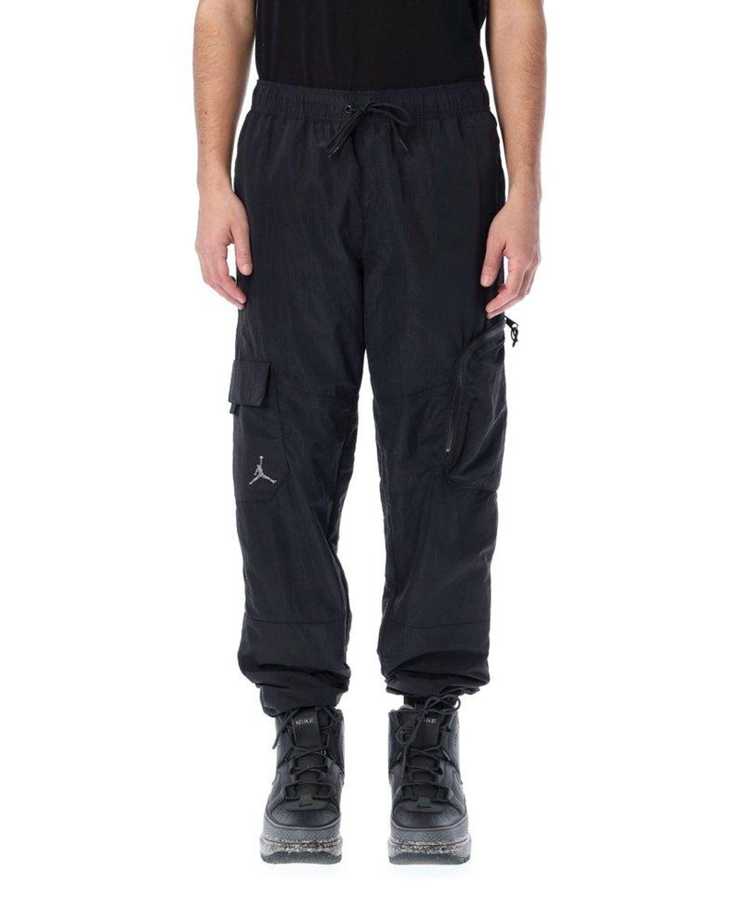 Buy Nike Air Jordan Boys Therma Fit Black Track Pants (L) Online at  desertcartINDIA