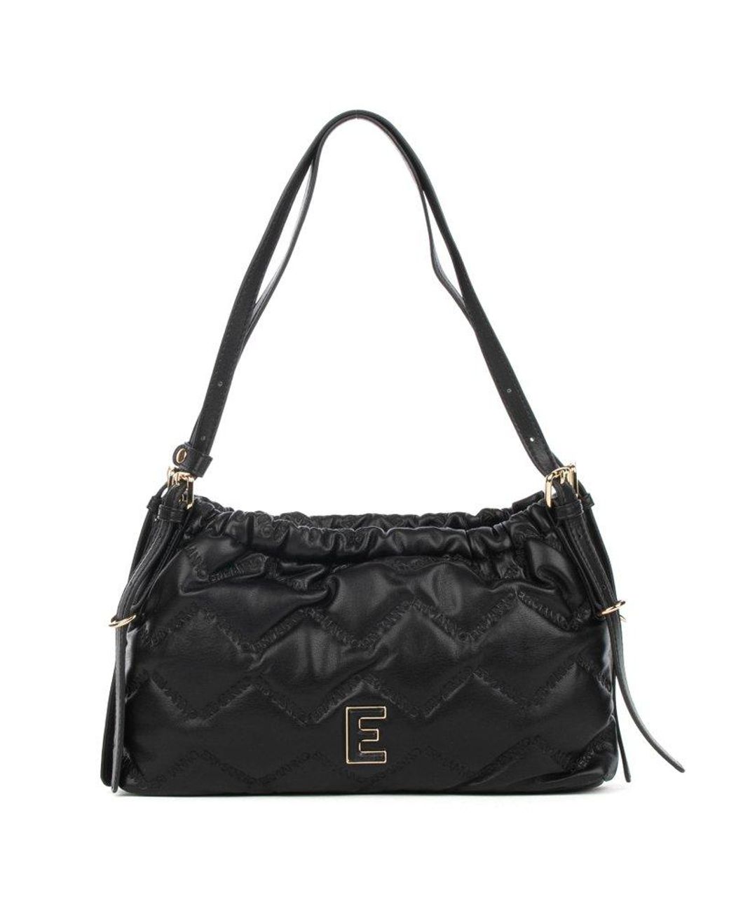 お気にいる Ermanno Scervino in Bag Shoulder Quilted Lettering Logo バッグ