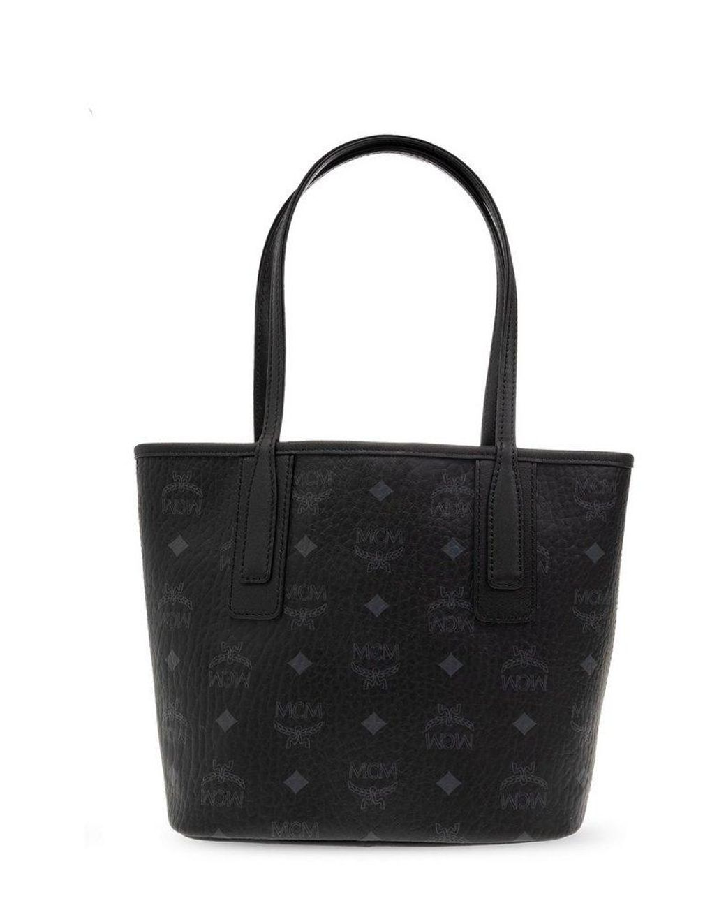 MCM Liz Reversible Mini Top Handle Bag in Black Lyst UK