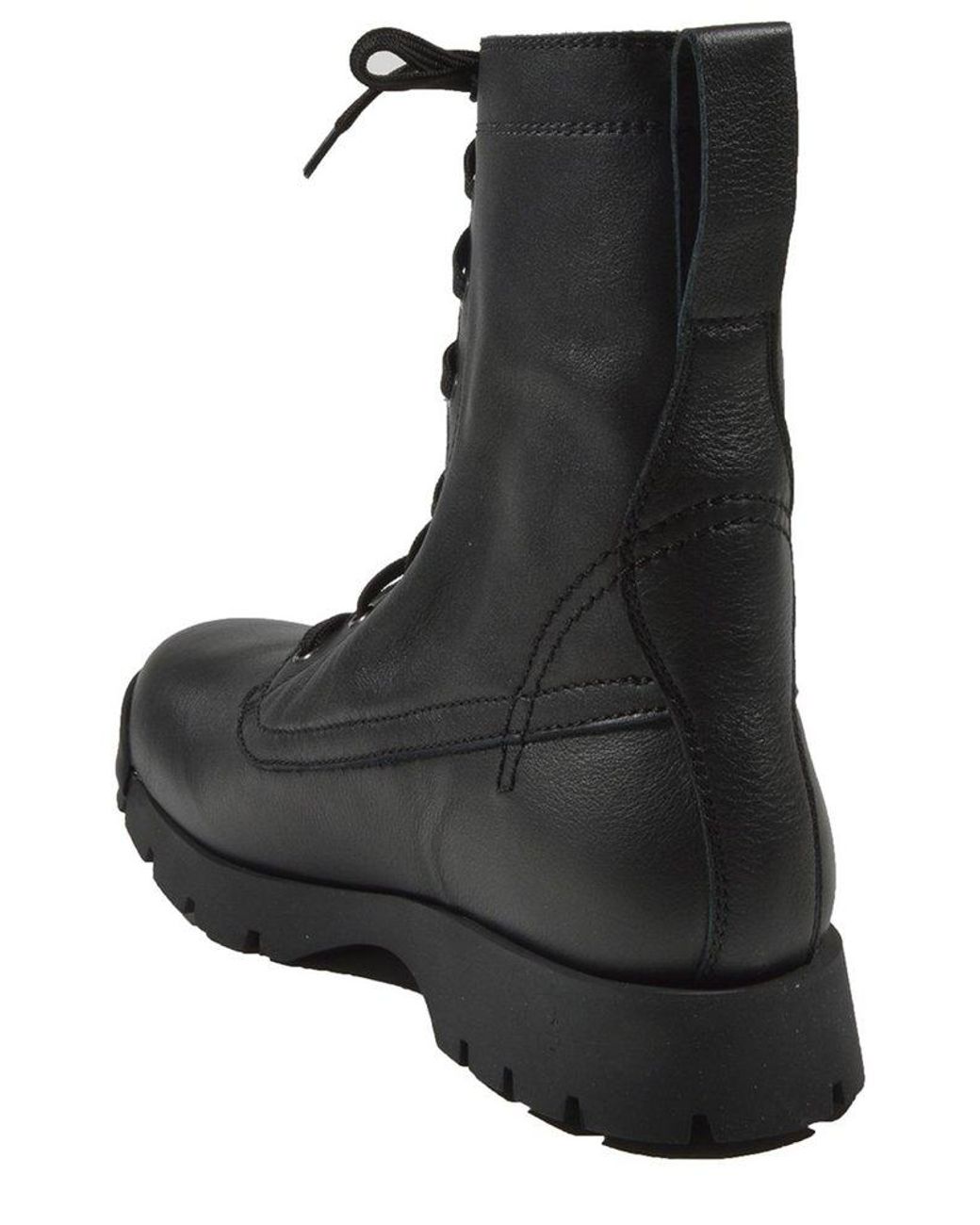 Jil Sander Classic Combat Boots in Black for Men | Lyst