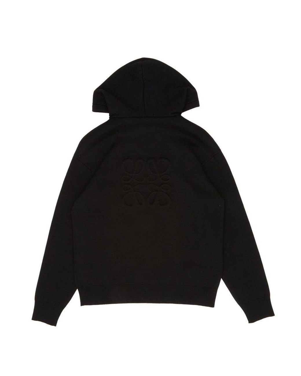 パーカー・フーディ LOEWE Small Anagram Hoodie in Black LOEWE Anagram-embroidered Hoodie | Black | FARFETCH