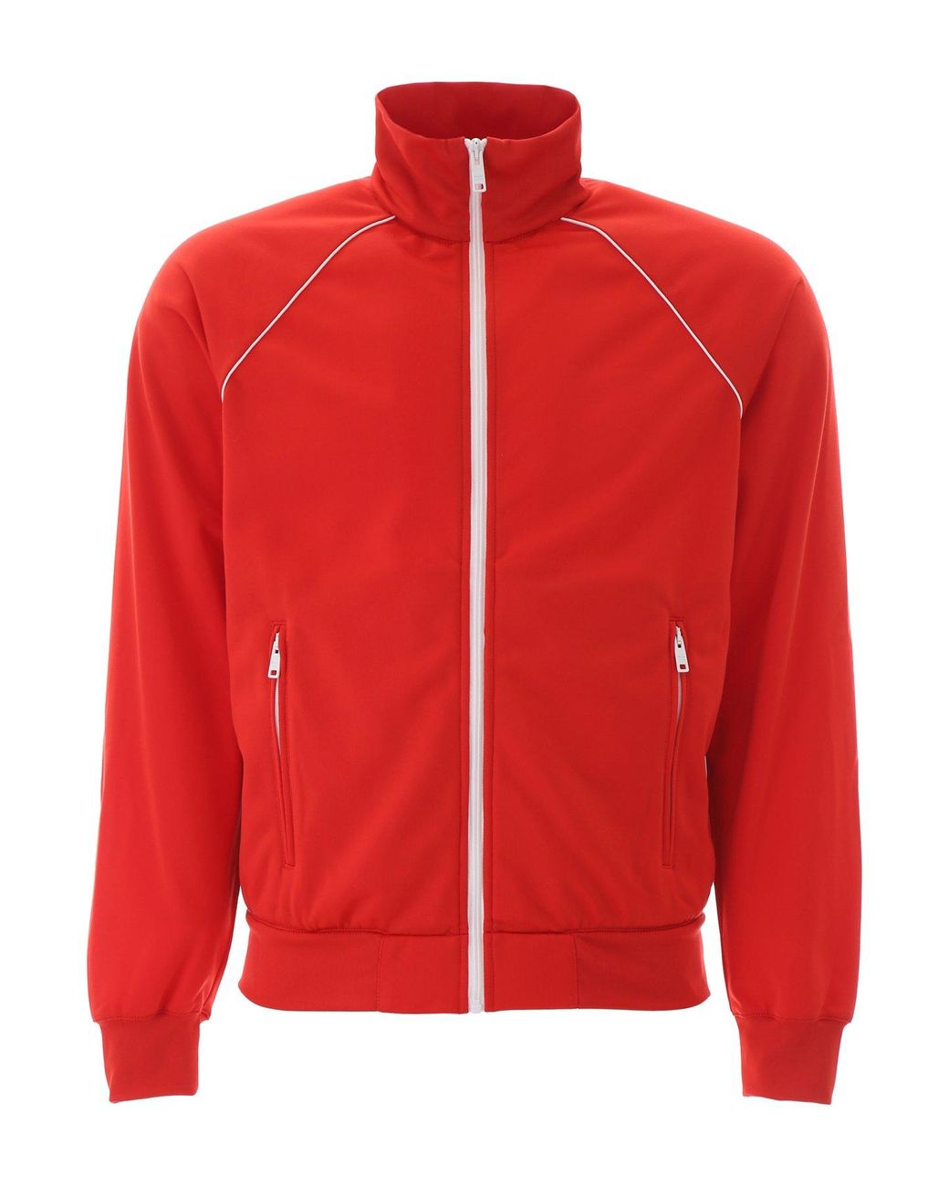 Prada Men's Red Jersey Tracksuit Top