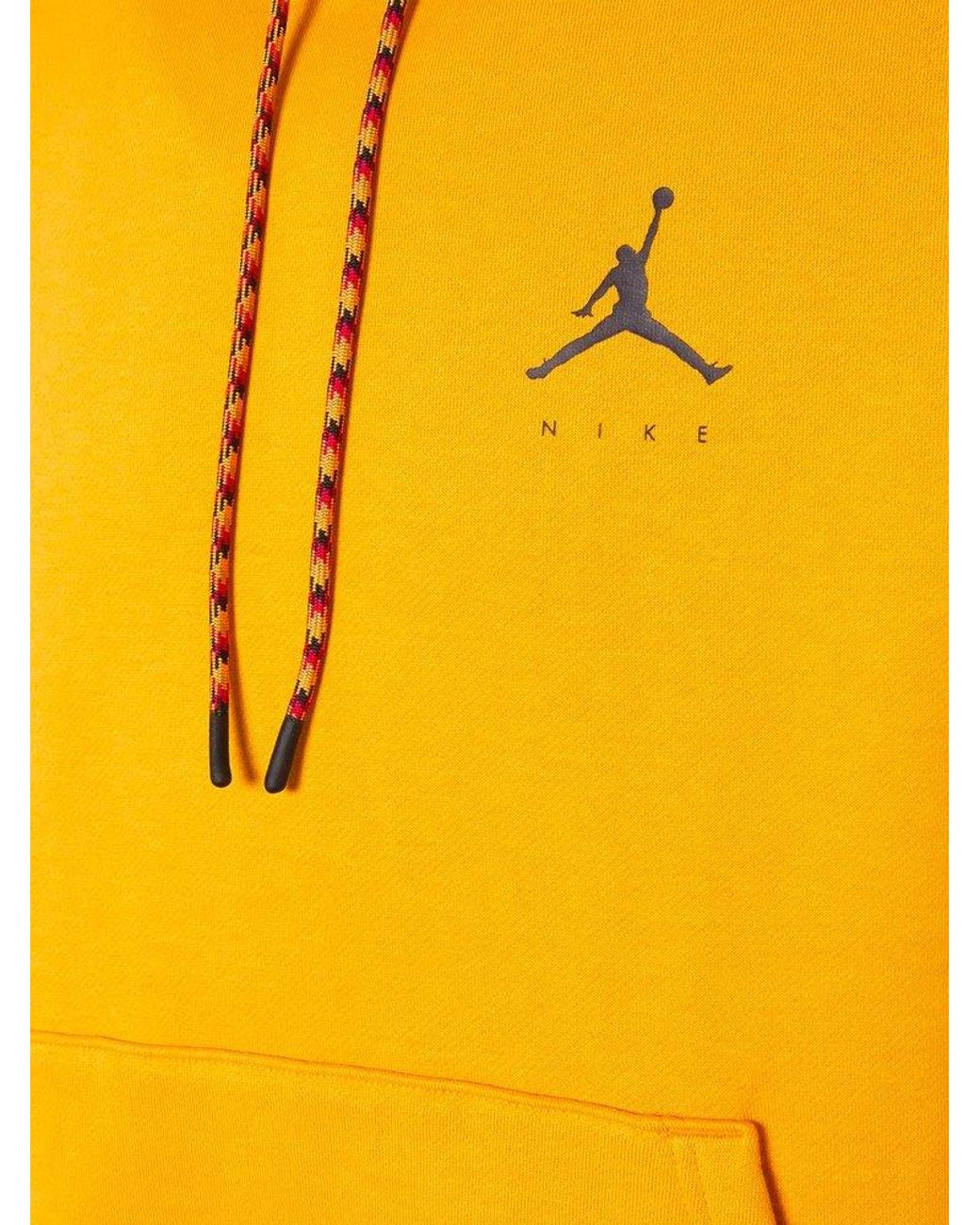 Nike Jordan Jumpman Fleece Pullover Hoodie in Yellow for Men | Lyst UK